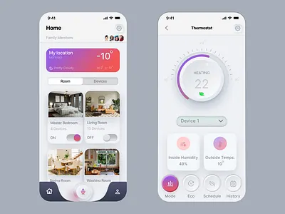 Smart Homepage App Redesign design graphic design typography ui ux