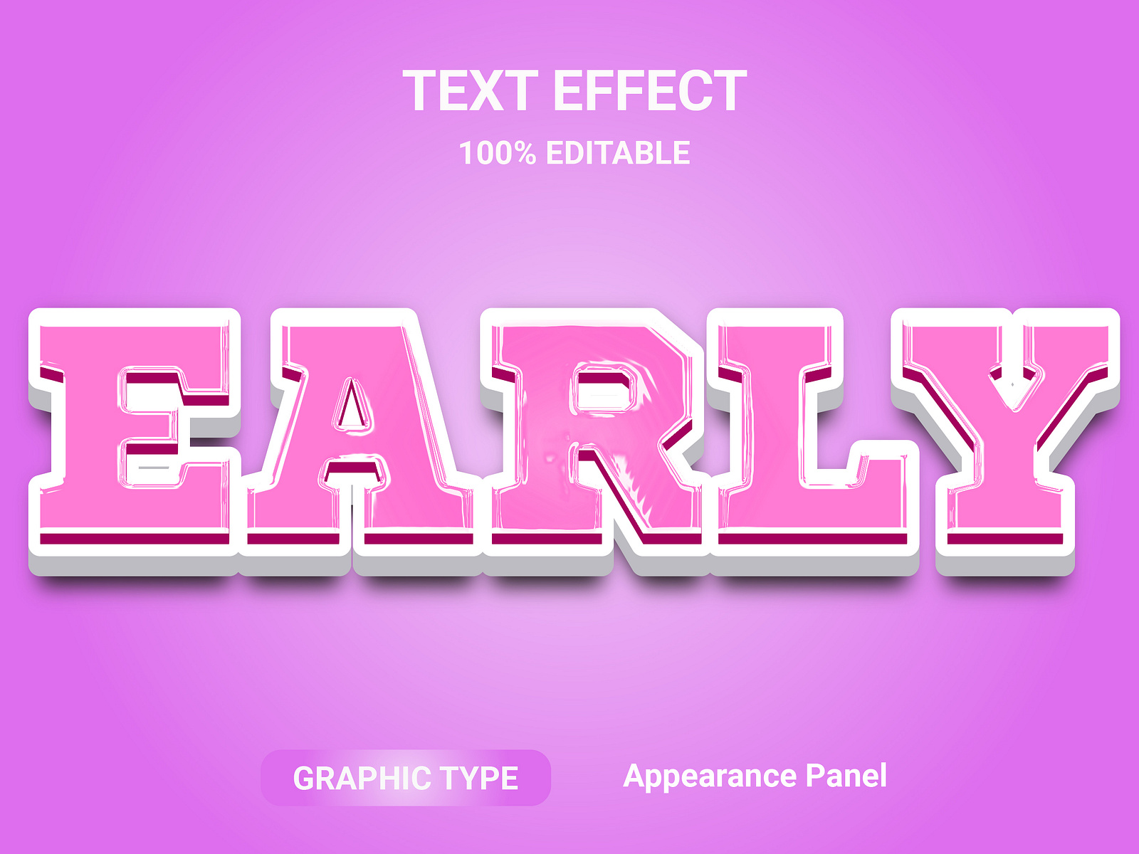 early-text-effect-by-b-studio-on-dribbble