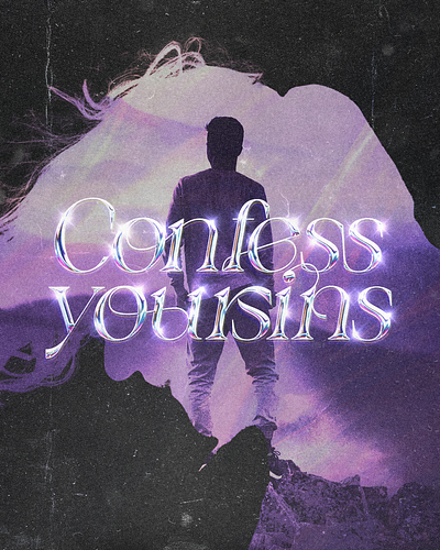 Confess your sins | Christian Poster creative