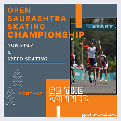 Skating Template design graphic design template