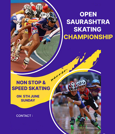 Roller Skating design graphic design roller skating. template