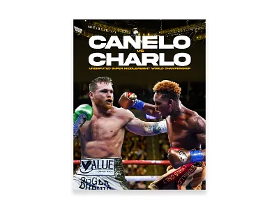 Canelo Alvarez vs. Jermell Charlo Poster adobe boxing boxing poster canelo charlo custom customs design fight fight poster graphic design mma photoshop poster poster design sports sports design ufc