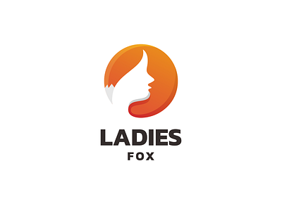 ladies fox logo animal app beauty branding design fox graphic design icon illustration ladies logo people ui ux vector