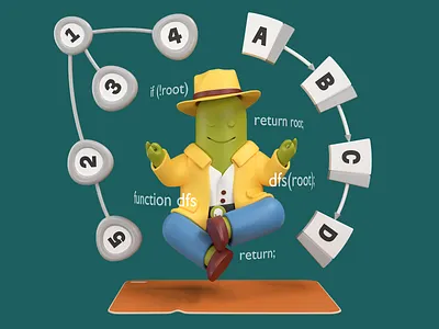 Meditation 3d art b3d binary blender cartoon coding cycles design evil illustration martians meditation programming render web yoga