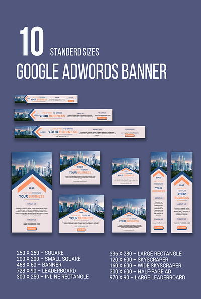 Google Adwords Banner branding corporate design flyers graphic graphic design illustration logo marketing vector