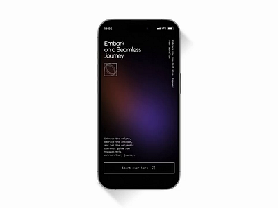 Dark onboarding background animation animation black blur blurry dark dark ui mobile app modern motion graphics shapes transition ui