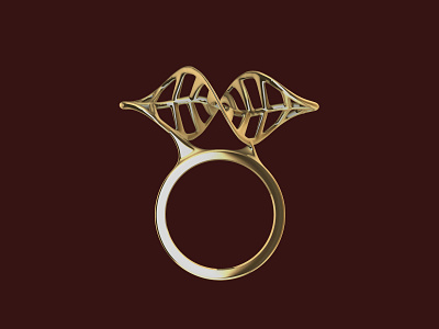 Twisted DNA inspired contemporary design 3d 3d model 3d ring illustration jewellery jewellery design jewelry