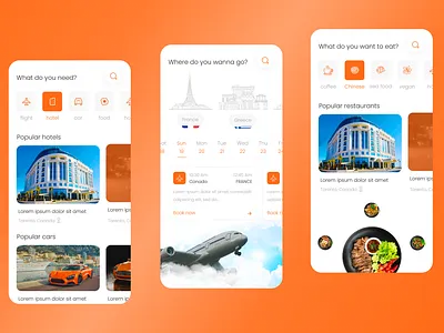 Booking mobile app app branding design figma graphic design minimal mobile ui ux