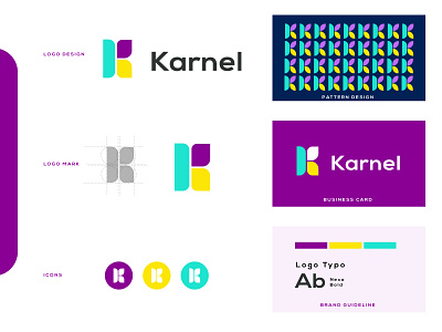 Karnel is a data converting organization animation branding creative creative design design designinspiration graphic design graphic designer graphicdesign illustration illustrator logo logo design modern logo vector