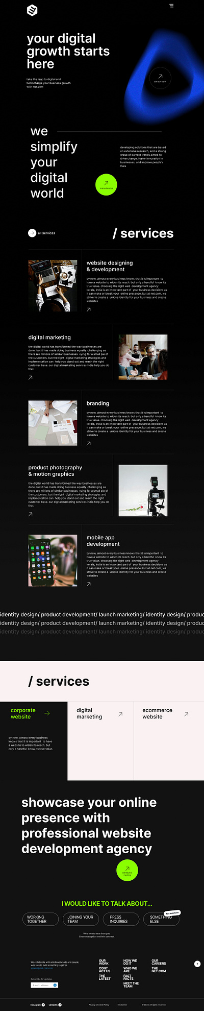 Website branding design figma sketch app ui ux website