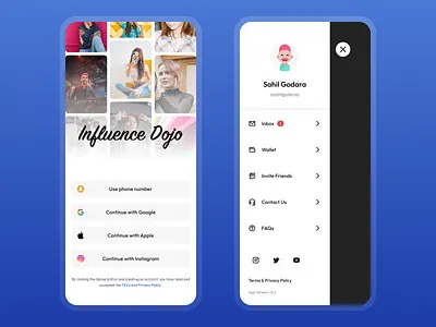 Marketing App Interface 🎉 app design clean design figma graphic design home screen marketing product design ui