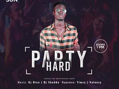 Party Flyers branding flyers graphic design logo party photoshop