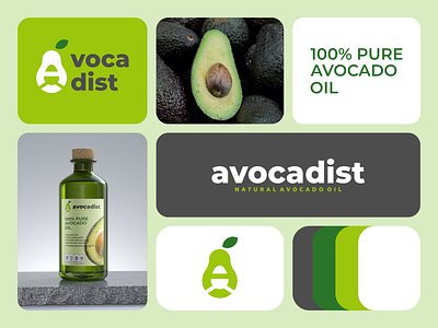 Avocadist Brand Identity avocado avocado oil brand brand identity branding design fruit graphic graphic design illustration logo logo lockup oil packaging ui ux vector