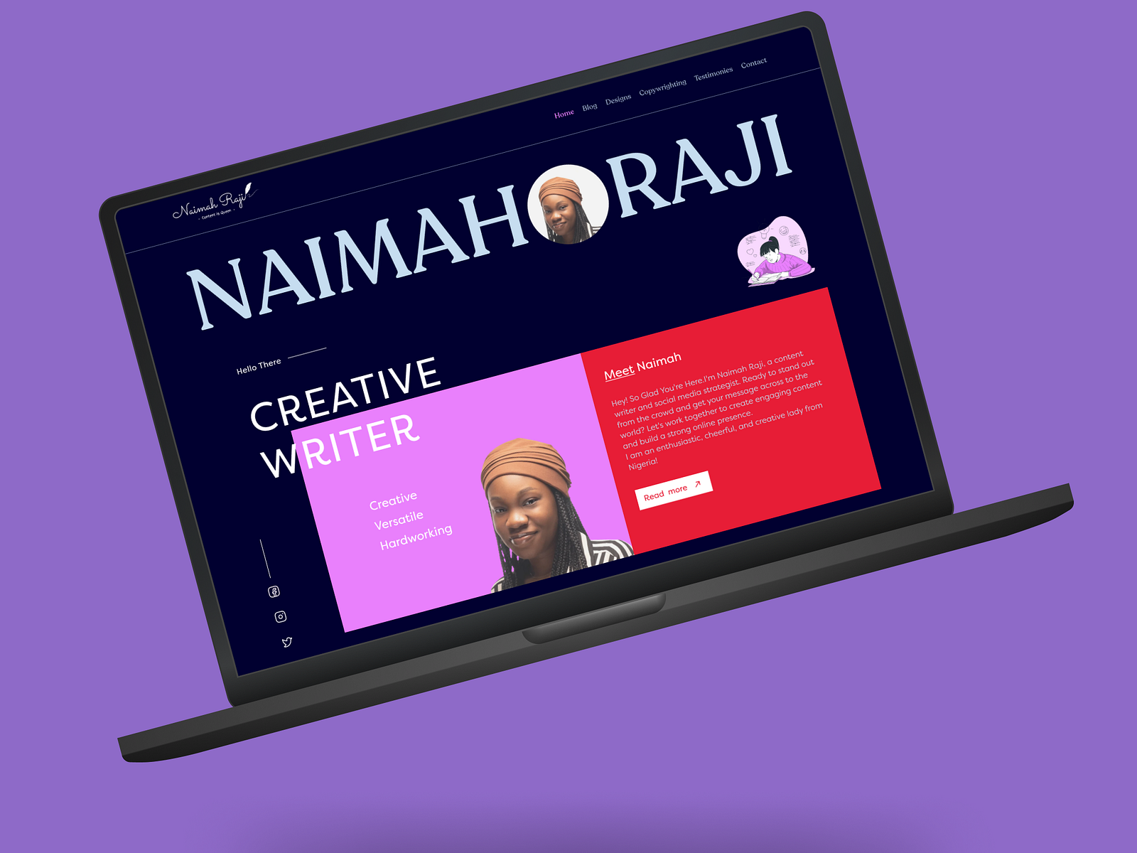 Portfolio Template By Siji Ibukun Olaifa On Dribbble Portfolio Template By Siji Ibukun Olaifa On Dribbble