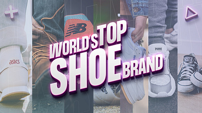 World Top Shoe Brand-Blog Content Design blog design branding content design cover design design graphic design post design shoes brand