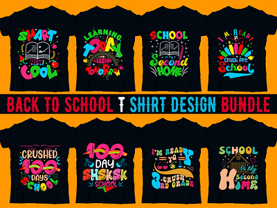 Back To School Bundle T-shirt Design - 100 Designs - Buy t-shirt