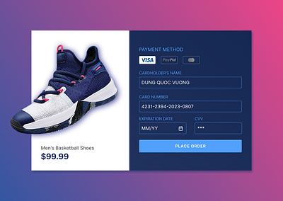 Daily UI Challenge #002 checkout daily ui challenge dailyui design ui ux