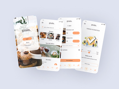 Food ordering app | UI UX case study app branding design figma food ordering graphic design mobile ui ux