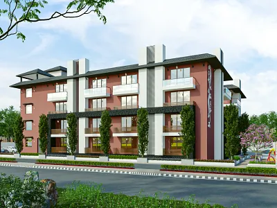 Stunning 3D Architectural Rendering of Residential Building 3d animation studio in ahmedabad 3d walkthrough companies 3danimation 3darchitecturalwalkthrough 3dexteriorrendering 3drenderindservices animation