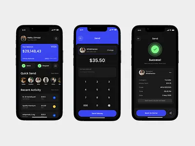 Cashmere Finance App app design finance mobile money transaction ui wallet