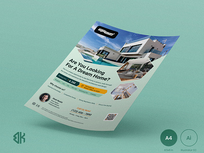 Realtor Flyers | 10 Premium Flyers a4 advertising agent creative design flyer for sale house leads listing marketing modern mortgage open house premium property real estate realtor self promotion vector