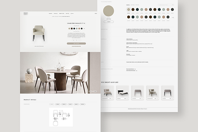 Furniture store | e-commerce website app application design ecommerce furniture store interface ui website