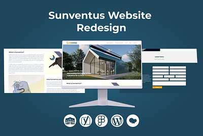 Sunventus Website Redesign attractive website business website design graphic design illustration landing page responsive website