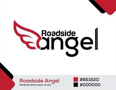 Roadside Angel Logo & Branding Design | DesignoFly roadside angel logo design