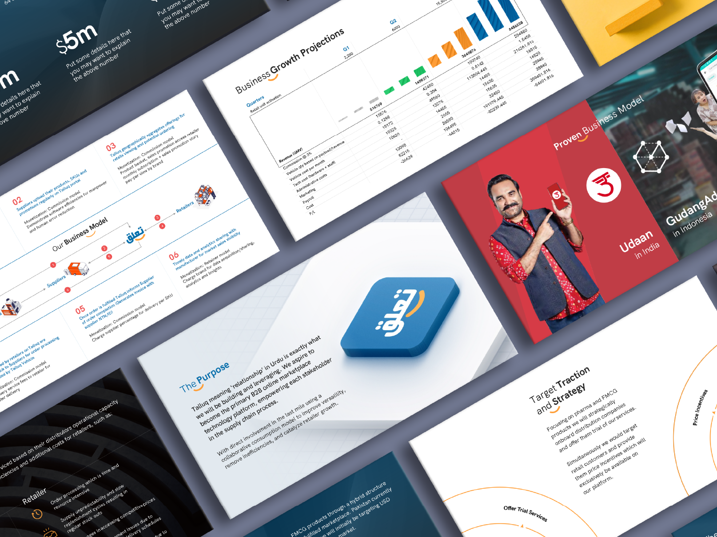 Talluq—B2B Marketplace Pitch Deck by ThinSeed on Dribbble