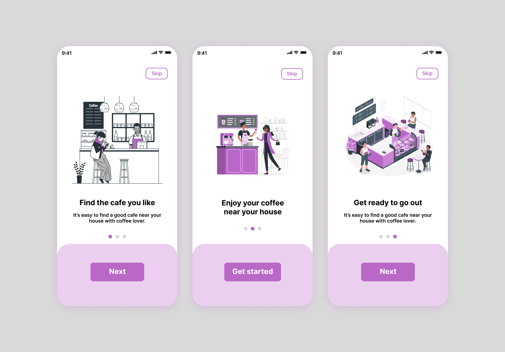 Find Cafe App UI Design By Quratulain Rafiq On Dribbble