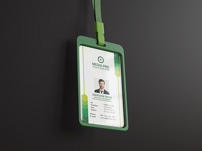 MEDIO PRO(A DEMO ID CARD DESIGN) branding buisness id card graphic design id card id card design illustration