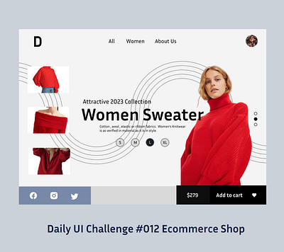 Daily UI Ecommerce Shop #012 behance branding dailyui design dribbble ecommerce graphic design illustration logo ui ui uiux uidesign ux vector