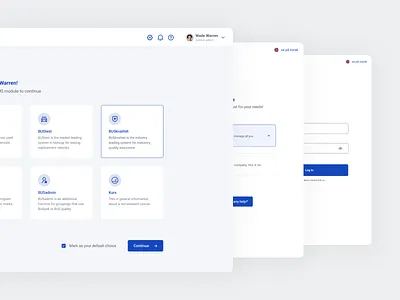 Login flow concept design figma ui ux web