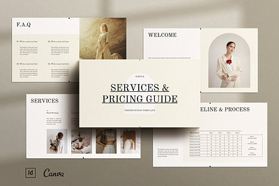 Services & Pricing Guide Template presentation