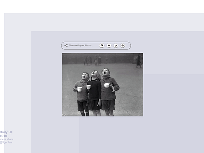 Daily UI #010 social share dailyui dailyuisocialshare socialshare ui uiux ux