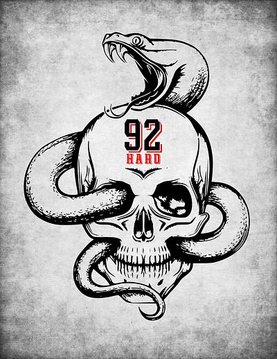 92 Hard Logo Design 75hard art design digitalart digitallogo glitch glitch art graphic design graphicart illustration illustrationart logo logodesign skull skullart