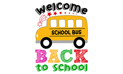 Welcome Back To School T shirt design education illustration school t shirt t shirt design typography vector welcome back to school