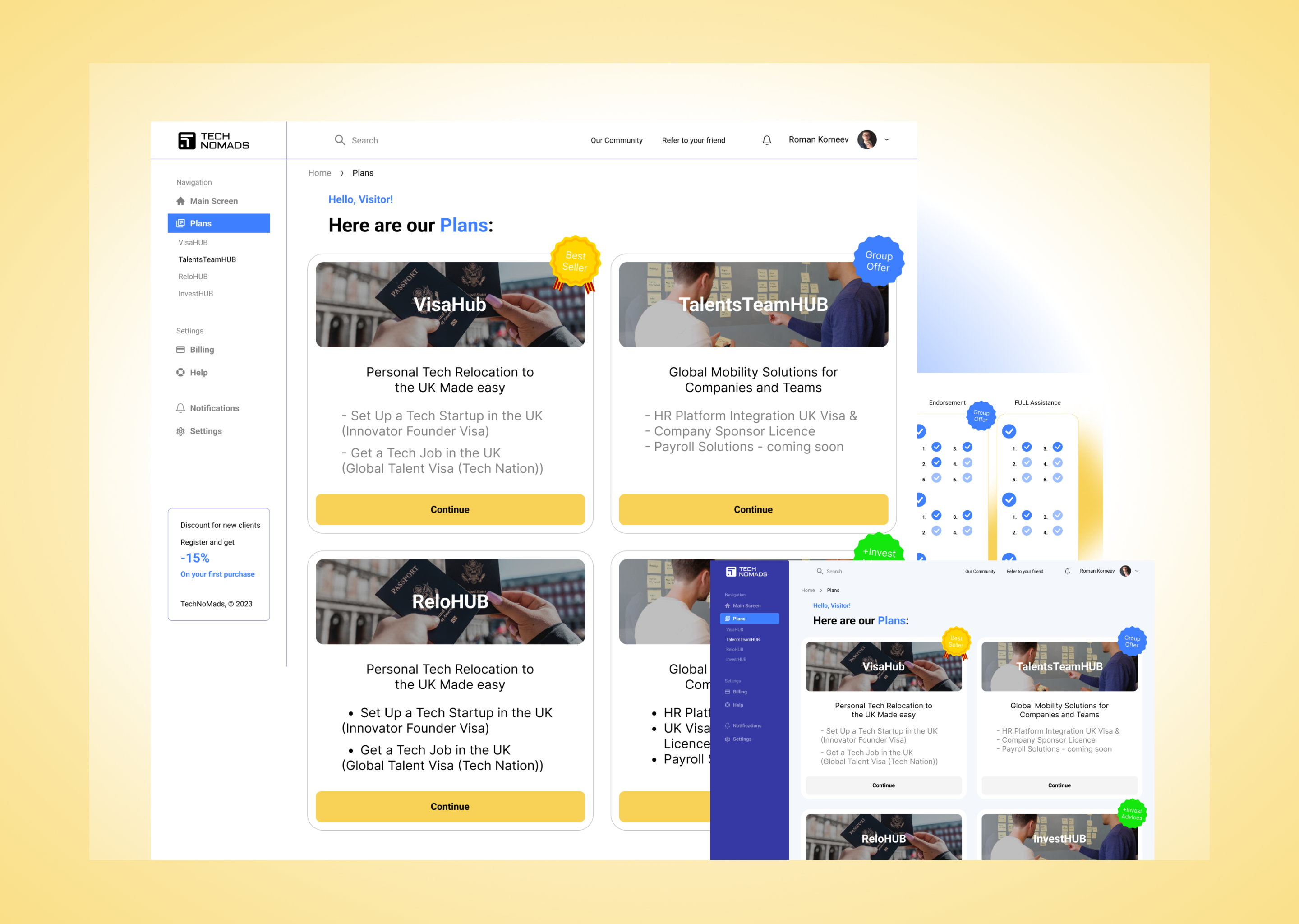 Tech Nomads subscription marketing platform art branding design graphic design icon illustration logo ui vector web
