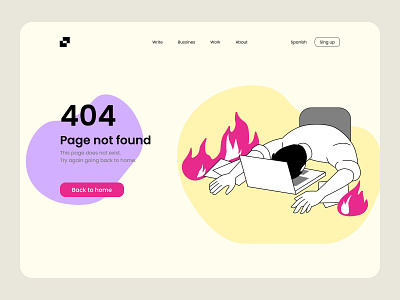 404 not found app daily design desktop responsive ui ux web