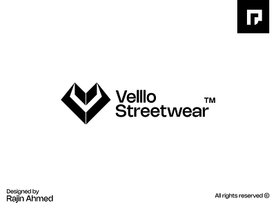 Velllo Streetwear ™ branding design graphic design letter mark letter mark logo letter marks logo logo logo design logo designer logos logotype v letter v letter mark v letter mark logo