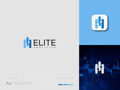 ELITE ANALYTICS LOGO DESIGN branding branding design corporate design creative design design designer designpark14 graphic design logo logo design logotype minimal minimalist logo