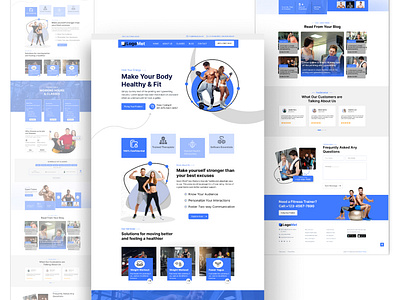 Fitness Website Design ad design ads design advertising banners banner design fitness free website deign graphic design gym healthy illustration landing pages design logo social media post design ui user esprience user interface design website website design