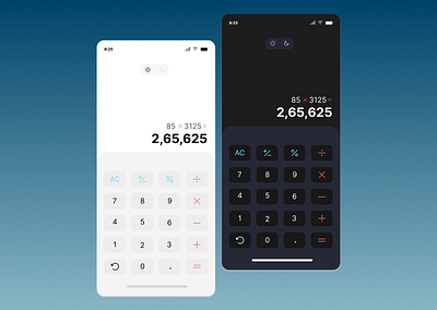 Basic Calculator Design branding dailyui design figma ios minimalist mobile prototype ui uiux userflow ux