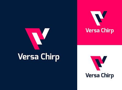 Logo design 'versa chirp' for letters V & C 3d animation brand identity branding creative design graphic design illustration letters logo logopage logoplace logos logotype minimalist motion graphics simple ui ux vector