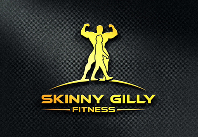 Fitness Brand Logo 3d brand branding design graphic design illustration illustrator logo logo design mockup motion graphics photoshop ui ux vector