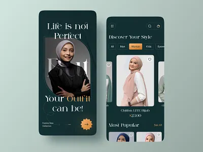 Fashion Mobile App app boutique branding clothing design fashion high fashion lifestyle luxury mobile app shopping style ui ui design ux