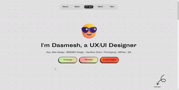 Portfolio Website portfolio ui ux website