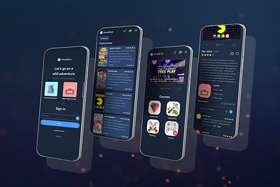 Arcade Game Preview App app ui ux