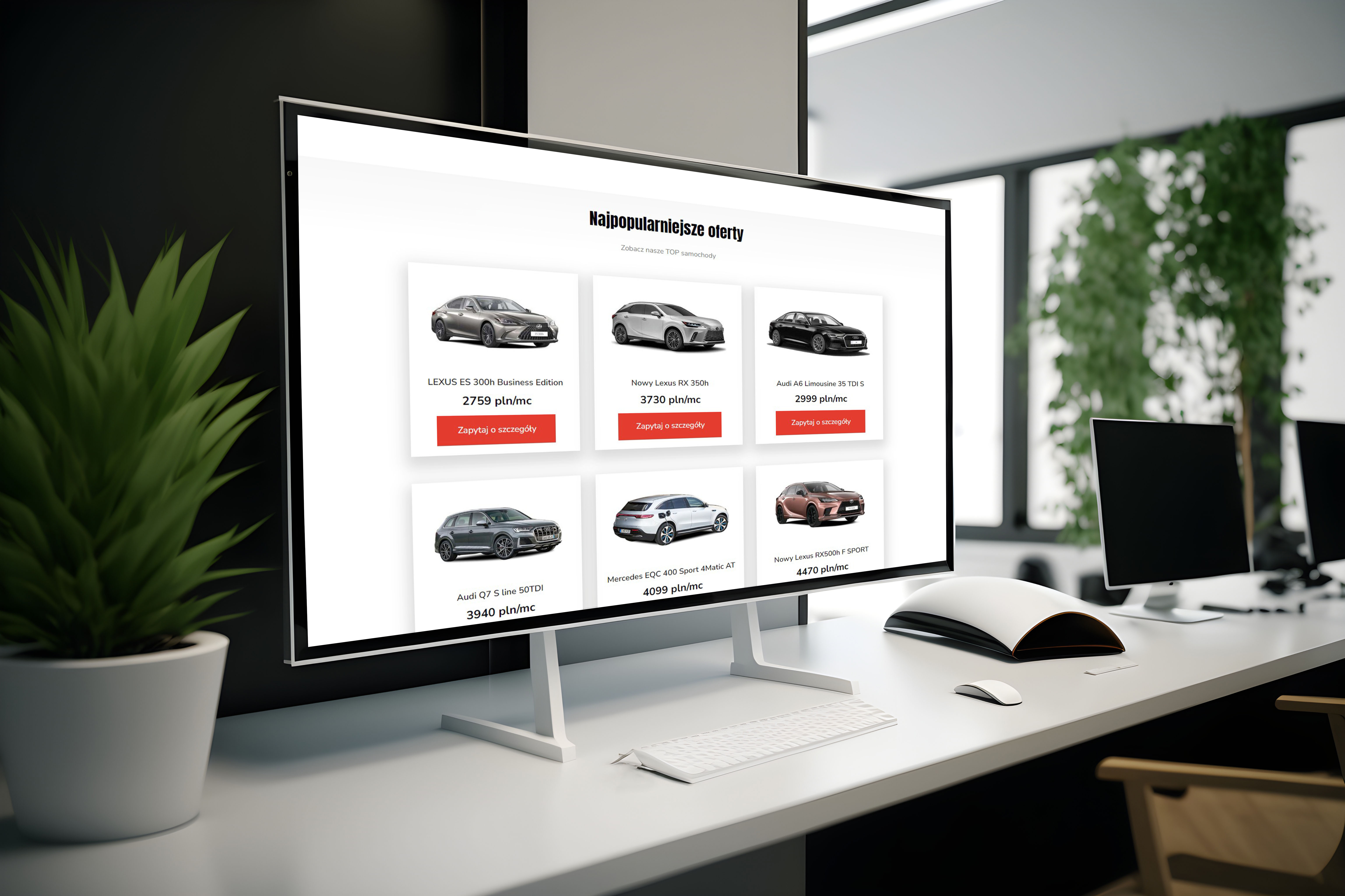 Example of Website Design + Development