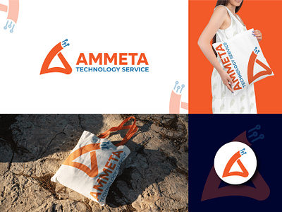 Ammeta Logo 3d animation app branding design graphic design illustration logo ui vector